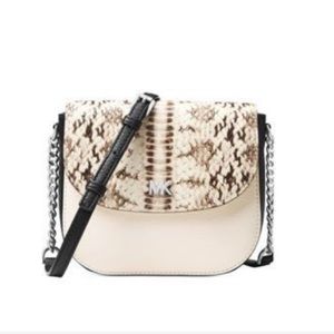 Michael Kors snake skin cross body